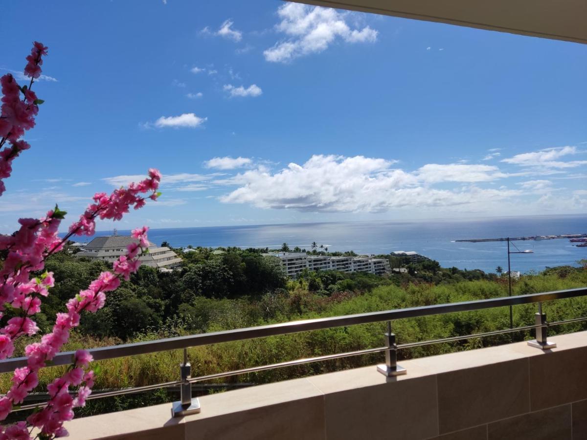 Apartamento Charmant F2 A Skynui, Piscine De 25M Et Vue Mer Papeete  Exterior foto